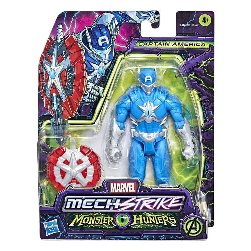 Boneco-Marvel-Mech-Strike-Capitao-America-15cm---Hasbro