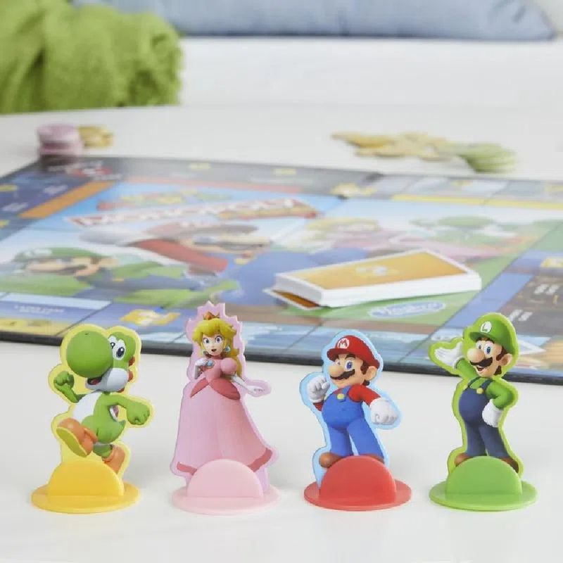 Jogo Monopoly Junior Super Mario Efeitos Sonoros - Hasbro - Loja ToyMania