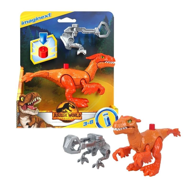 Figura-Imaginext-Jurassic-World-Pyroraptor---Mattel