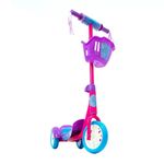 Patinete-Infantil-com-Cesto-e-3-Rodas-Rosa-e-Roxo---BBR-Toys