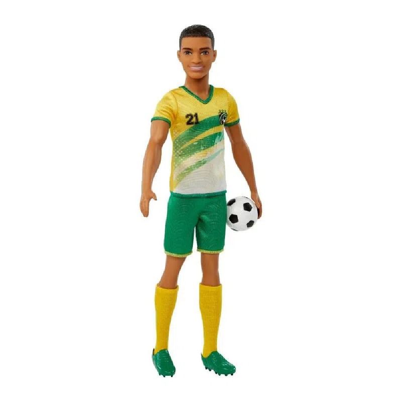 Barbie-Ken-Negro-Jogador-de-Futebol-Camisa-21---Mattel