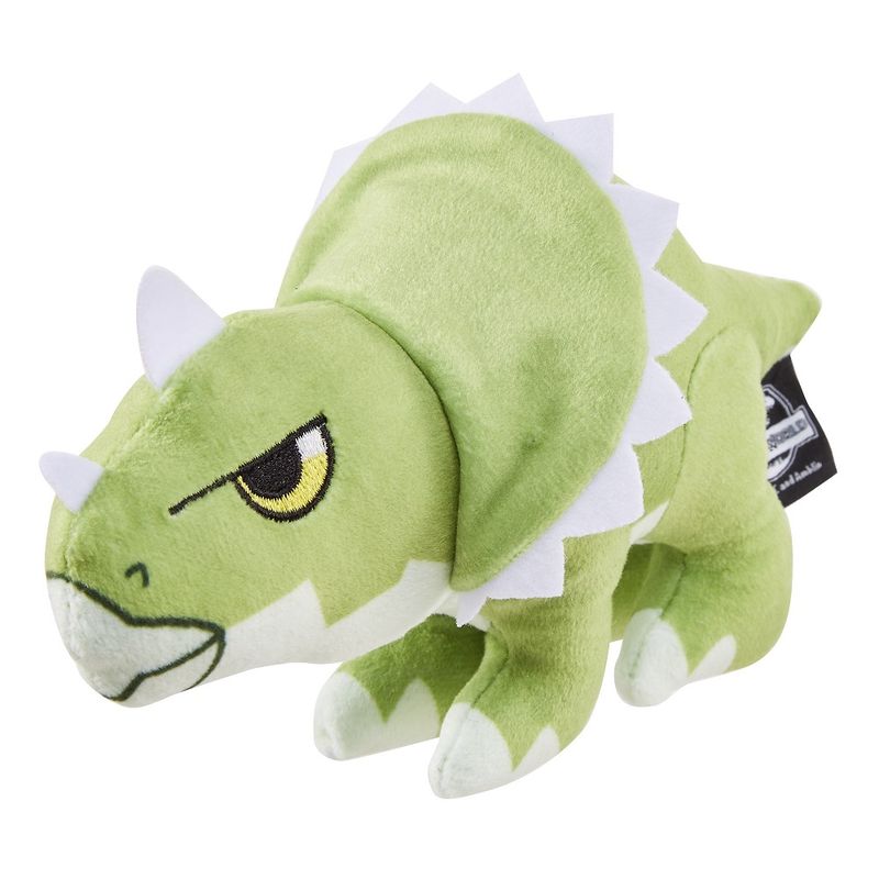 Pelucia-Jurassic-World-Mini-com-Sons-Triceratops---Mattel