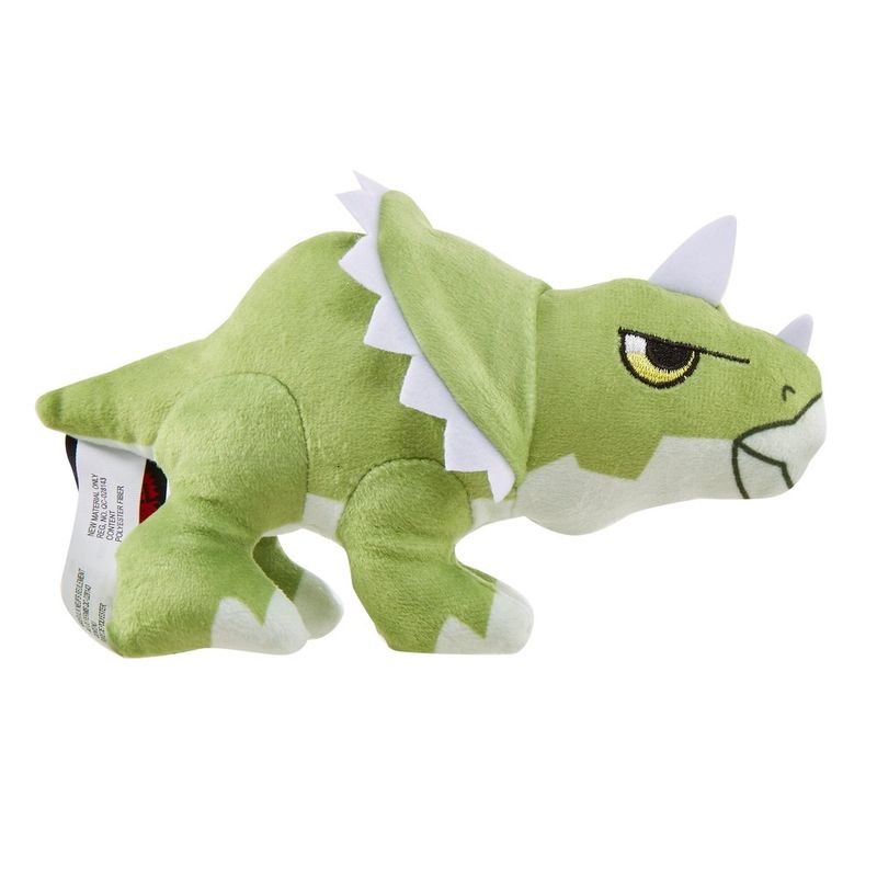 Pelucia-Jurassic-World-Mini-com-Sons-Triceratops---Mattel