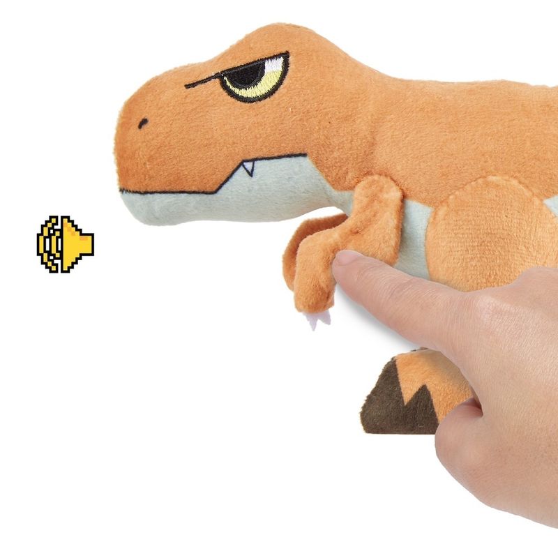 Pelucia-Jurassic-World-Mini-com-Sons-Tyrannosaurus---Mattel