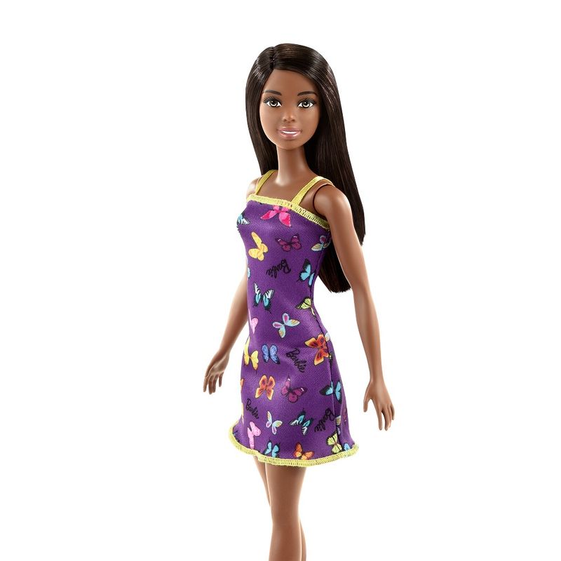 Boneca-Barbie-Basica-Vestido-Roxo-de-Borboletas---Mattel