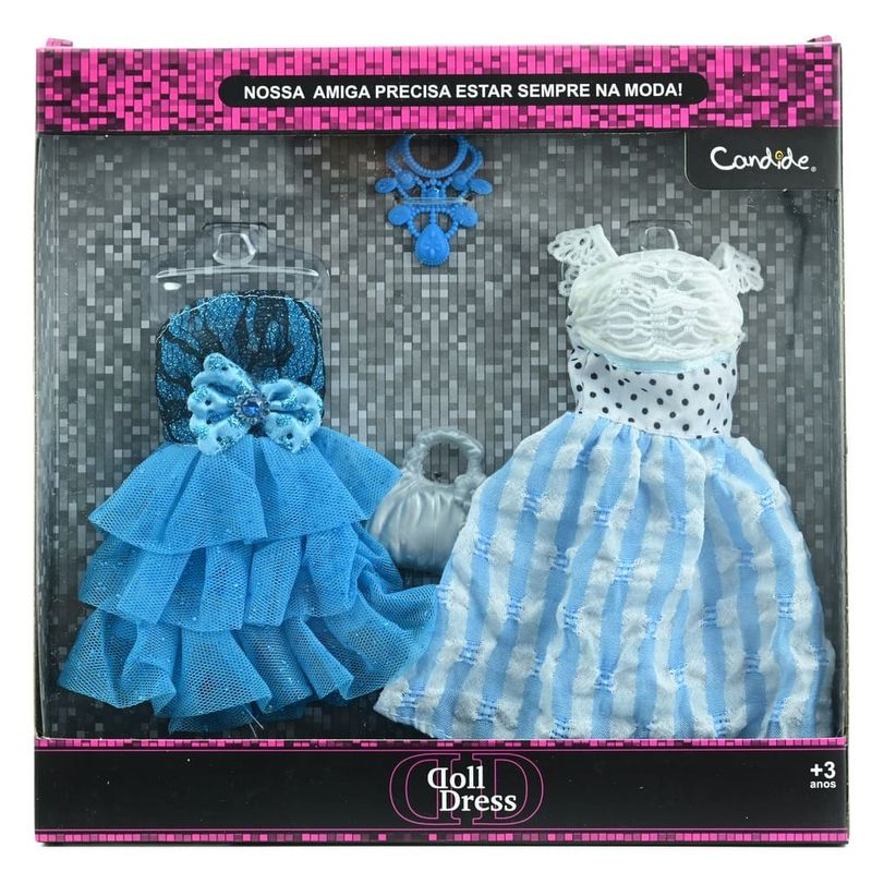Vestido-para-Boneca-Kit-2-Looks-Azul---Candide