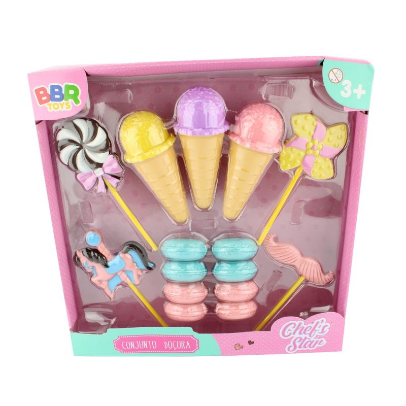 Kit-Conjunto-Docura-Sorvetinho-Chef-Star---BBR-Toys