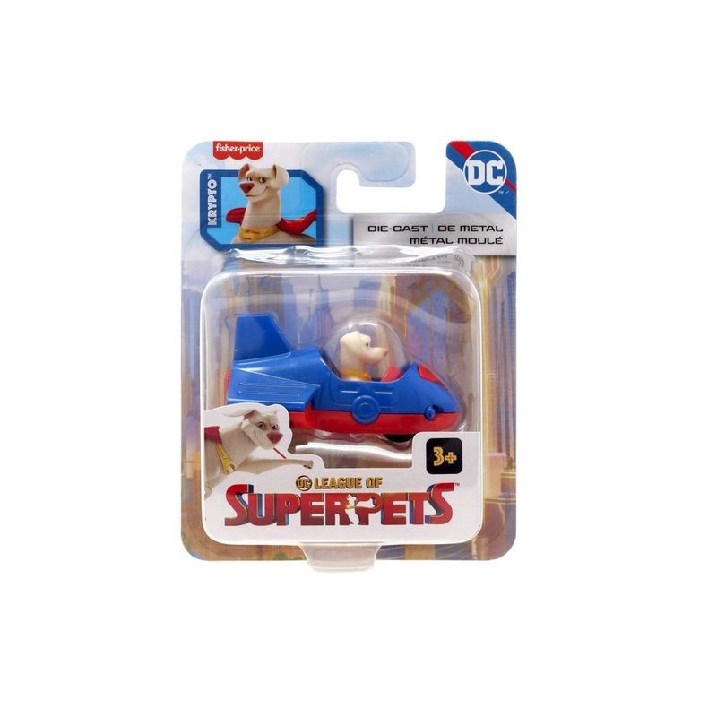 Fisher-Price-DC-Super-Pets-Carrinho-Krypto---Mattel