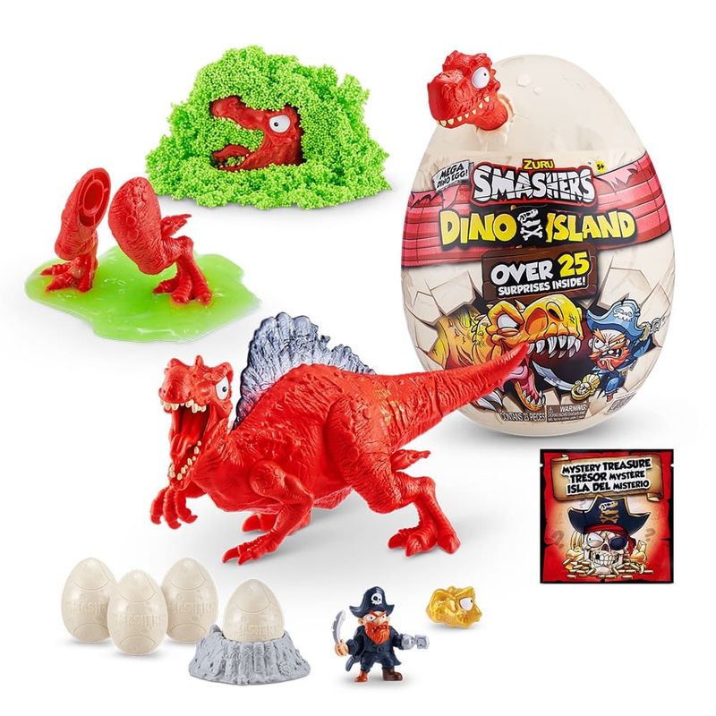 Smashers-Ovo-Dino-Pirata-Grande-Vermelho---Fun-Divirta-se