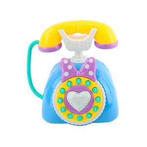 Telefone Musical Infantil com Som e Luzes Azul - BBR Toys