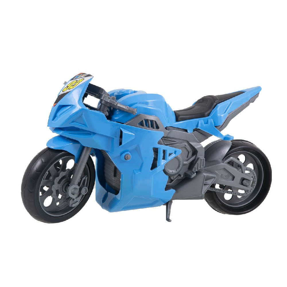 Moto Spark Roda Livre Azul - Kendy