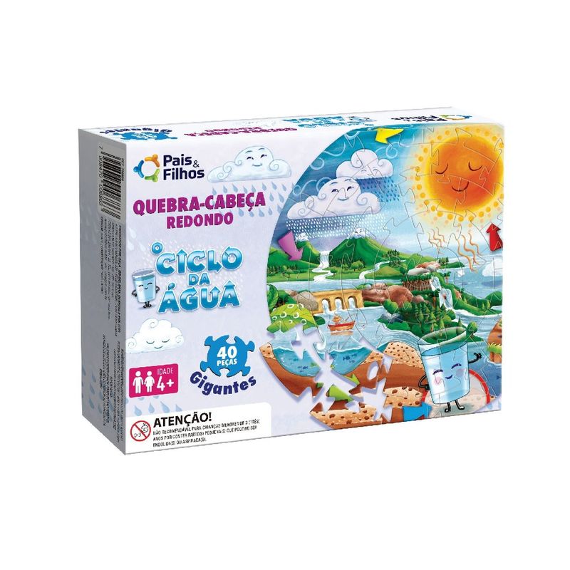 Puzzle-Redondo-40-Pecas-Ciclo-das-Aguas---Pais-e-Filhos