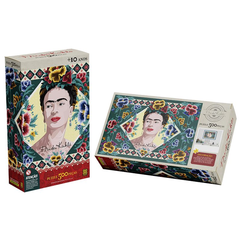 Quebra-Cabeca-Frida-Kahlo-500-Pecas---Grow