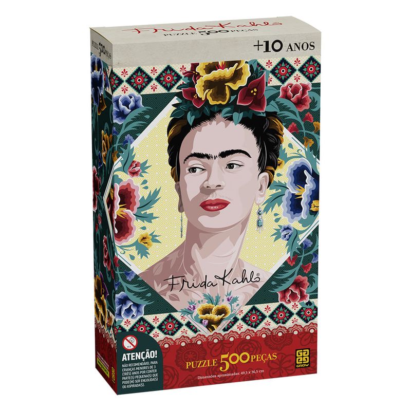 Quebra-Cabeca-Frida-Kahlo-500-Pecas---Grow