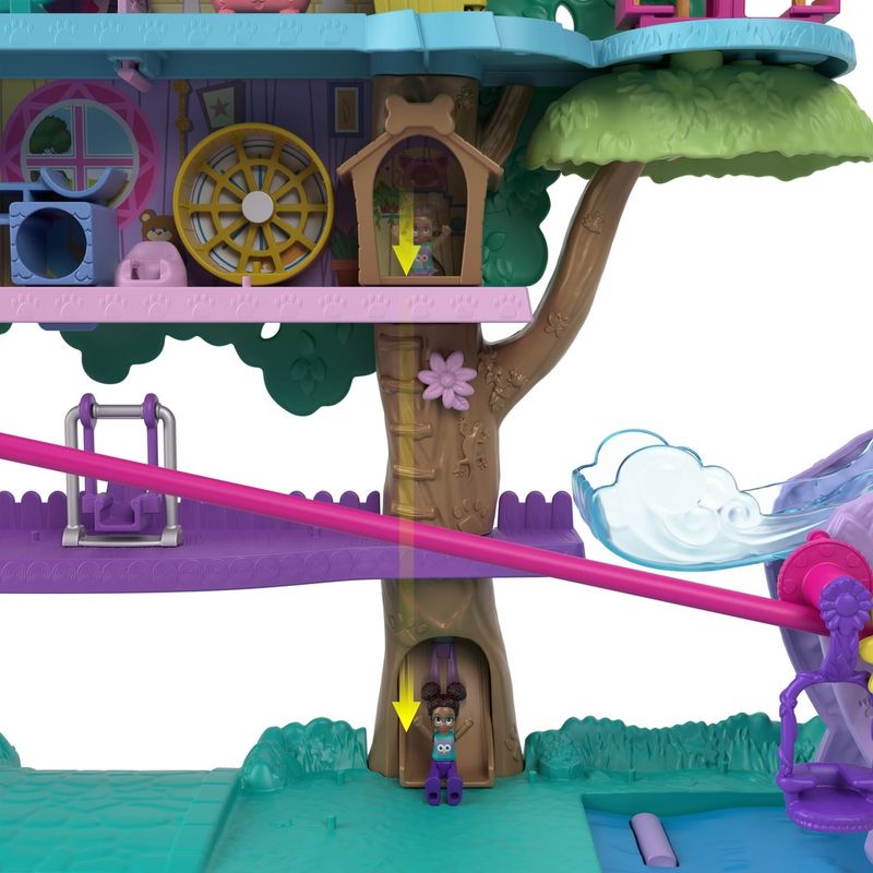 Riachuelo  Playset - Polly Pocket - Casa de Aventuras na Árvore