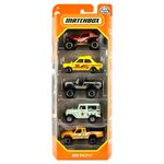 Matchbox-MBX-Rally-II-Pack-Com-5-Carrinhos---Mattel