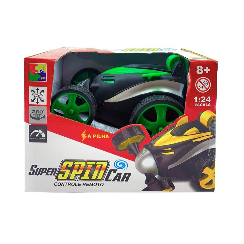Carro-Controle-Remoto-Super-Giro-Verde---CKS