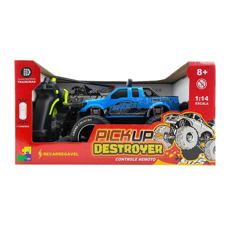 Carro-Controle-Remoto-Pick-Up-Destroyer-Azul---CKS