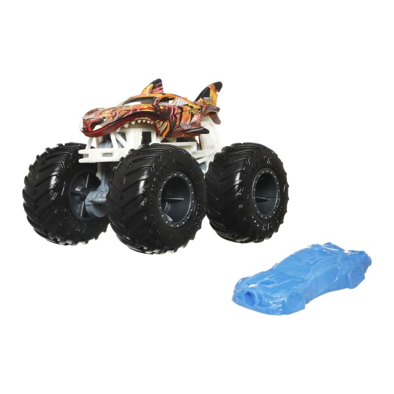 Hot-Wheels-Monster-Trucks-Tiger-Shark-Escala-1-64---Mattel