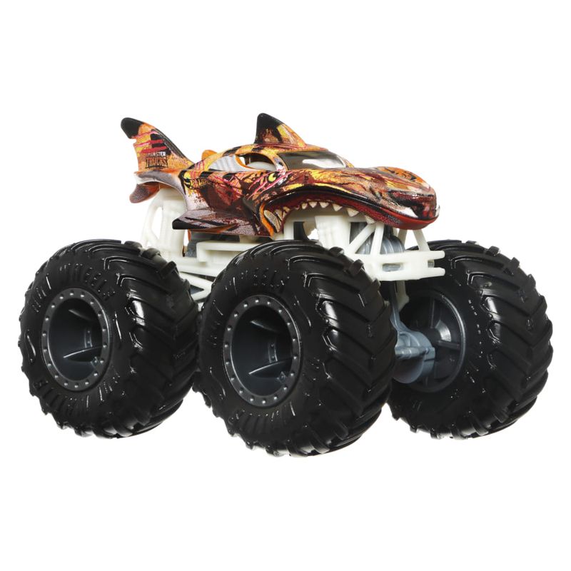 Hot-Wheels-Monster-Trucks-Tiger-Shark-Escala-1-64---Mattel