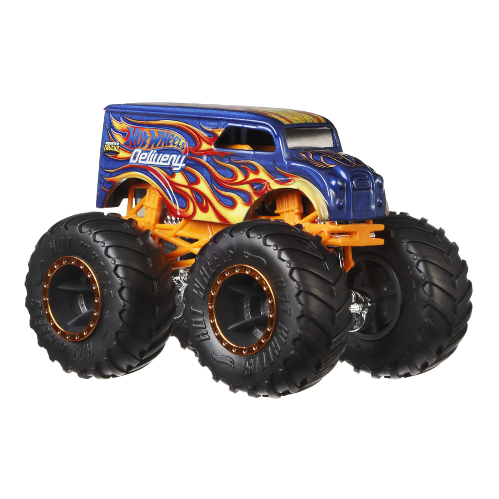 Hot Wheels Monster Trucks Pista Lança e Esmaga - Mattel - Loja ToyMania