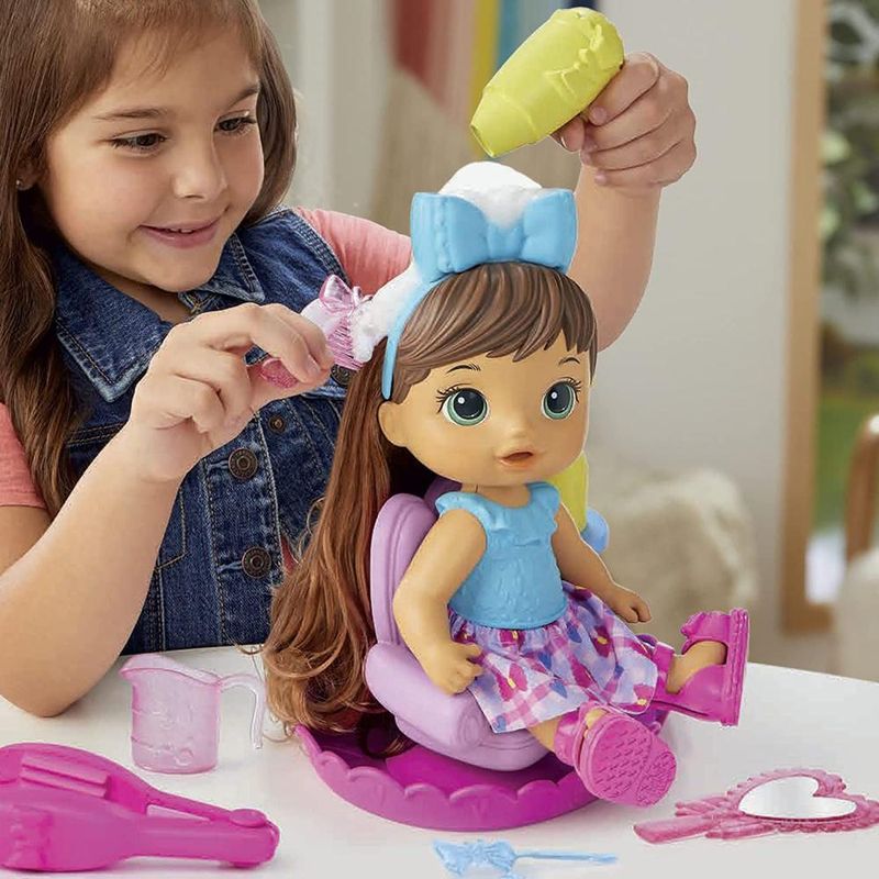 Boneca-Baby-Alive-Sudsy-Styling-Morena-30cm---Hasbro