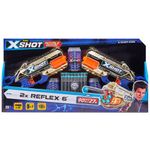 Kit-2-Lancadores-de-Dardos-X-Shot-Dourada-Reflex-6---Candide