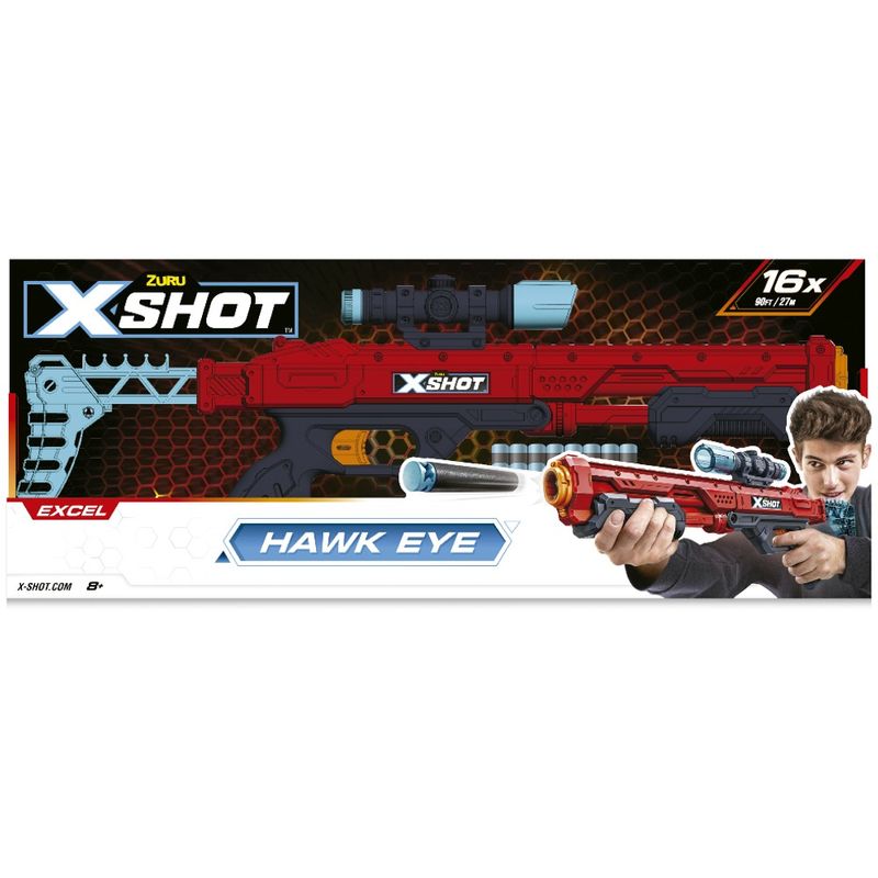 Lancador-de-Dardos-X-Shot-Red-Hawk-Eye---Candide