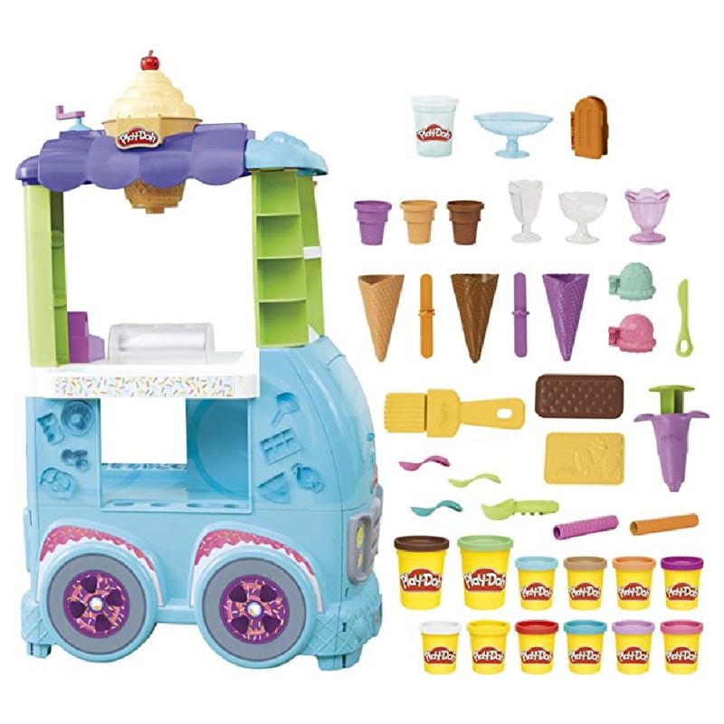 Play-Doh-Conjunto-Caminhao-de-Sorvete-com-Som---Hasbro