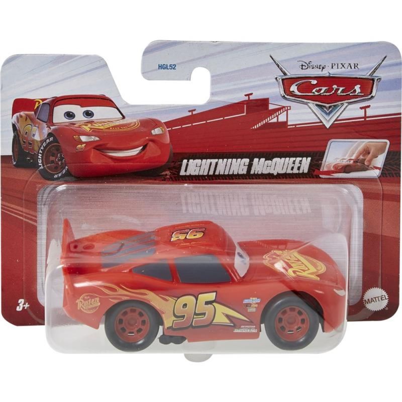 Carrinhos Mcqueen Mattel + Jogo da Memória Carros Disney - Mattel