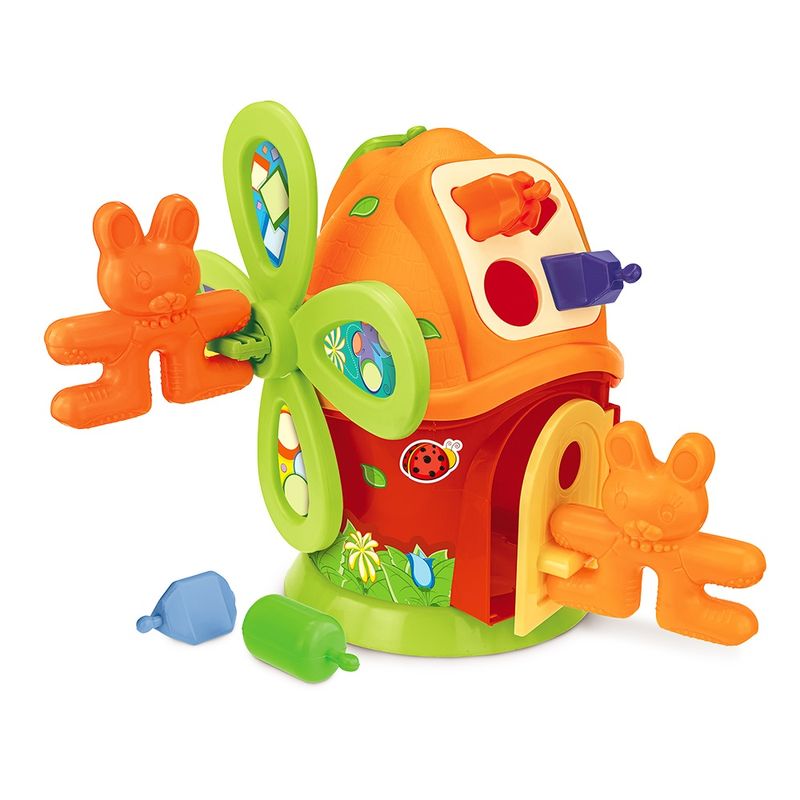 Casa-Moinho-de-Atividades-Smoby-Encaixe-de-Formas---Gulliver