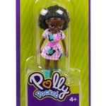 Polly-Pocket-Boneca-Basica-Vestido-Xadrez-Rosa---Mattel