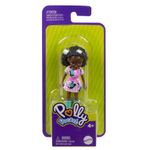 Polly-Pocket-Boneca-Basica-Vestido-Xadrez-Rosa---Mattel