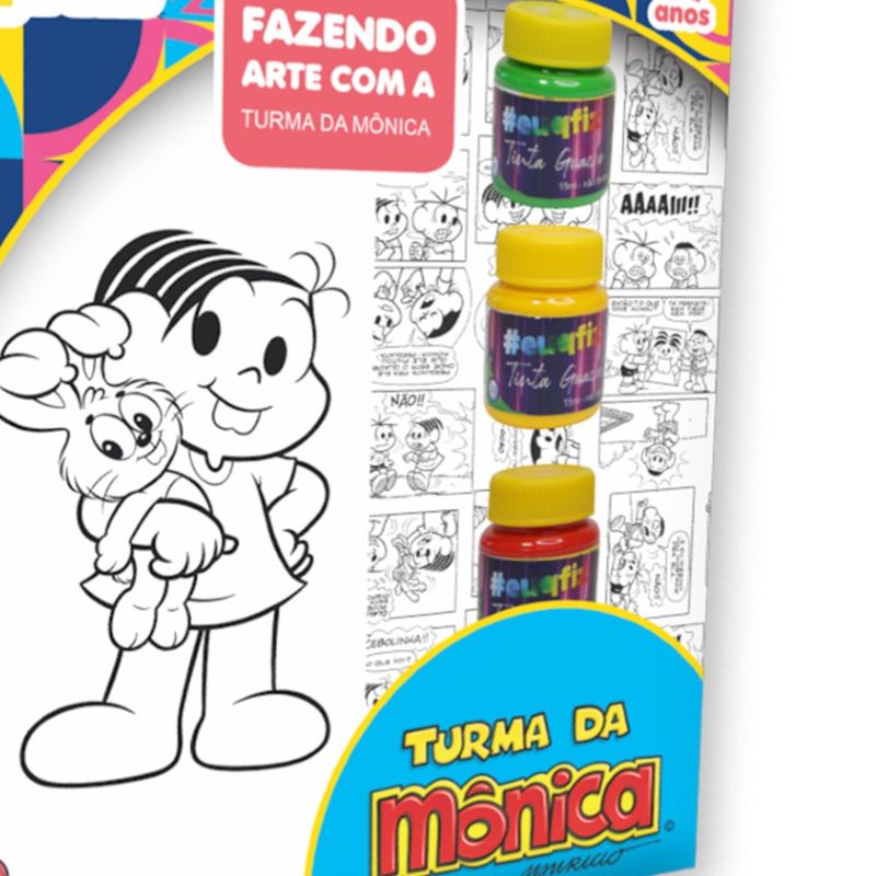 EuQFiz Fazendo Arte com a Turma da Mônica Brinquedo  EducativoBrinquedosBambalalão Brinquedos Educativos