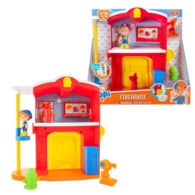 Playset-Quartel-do-Bombeiro-Blippi---Candide-