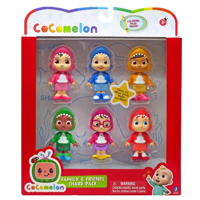 Cocomelon-Family---Friends-Pack-com-6-Personagens---Candide