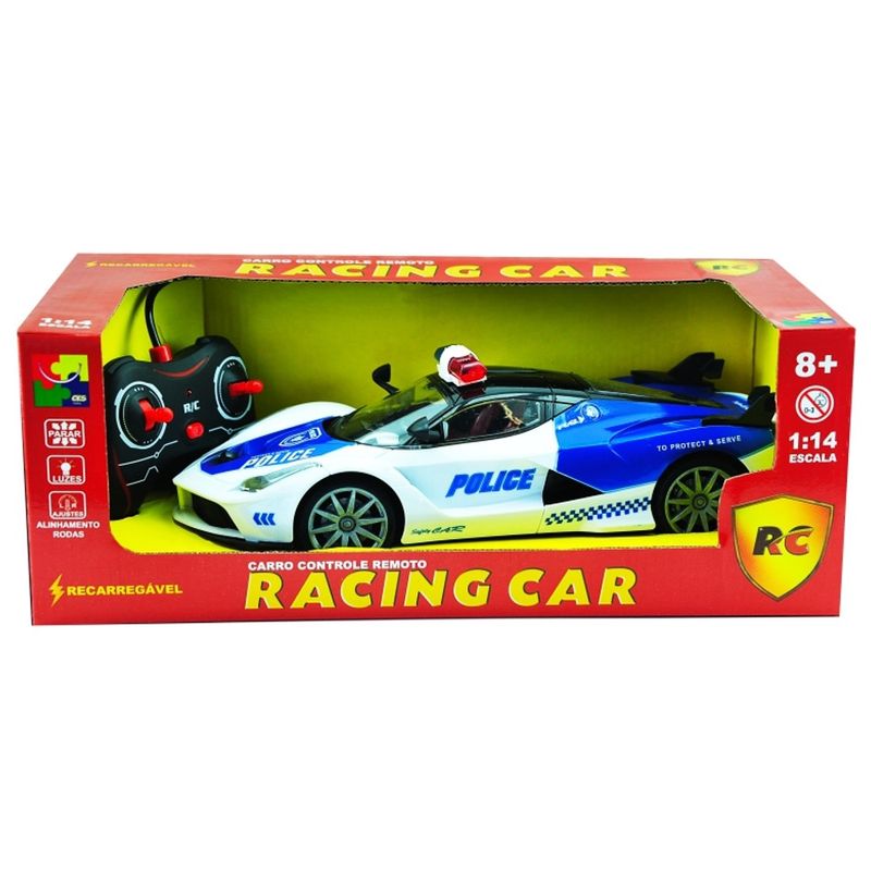 Carro-Controle-Remoto-Racing-Car-Policia---CKS