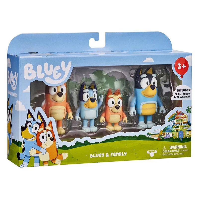 Bluey-Story-Pack-4-Personagens-Bluey---Family---Candide