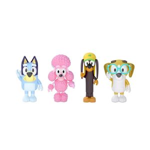 Bluey Story Pack 4 Personagens Bluey & Friends - Candide