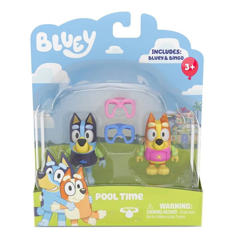Bluey-Story-Pack-2-Personagens-Pool-Time---Candide
