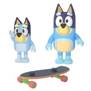 Bluey Story Pack 2 Personagens Skateboarding - Candide