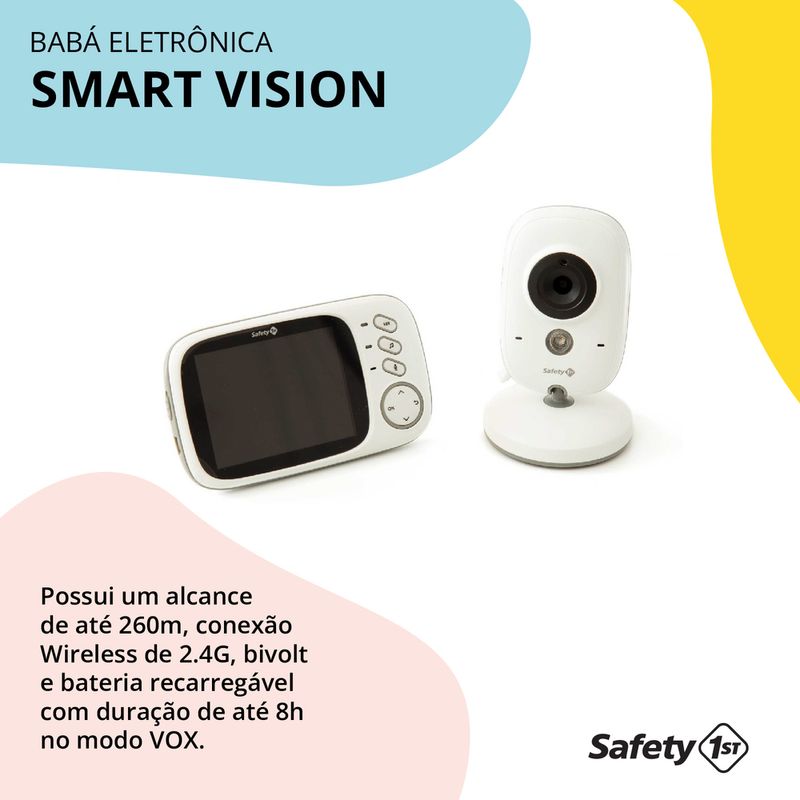 Baba-Eletronica-Smart-Vision-Branco---Safety-1st