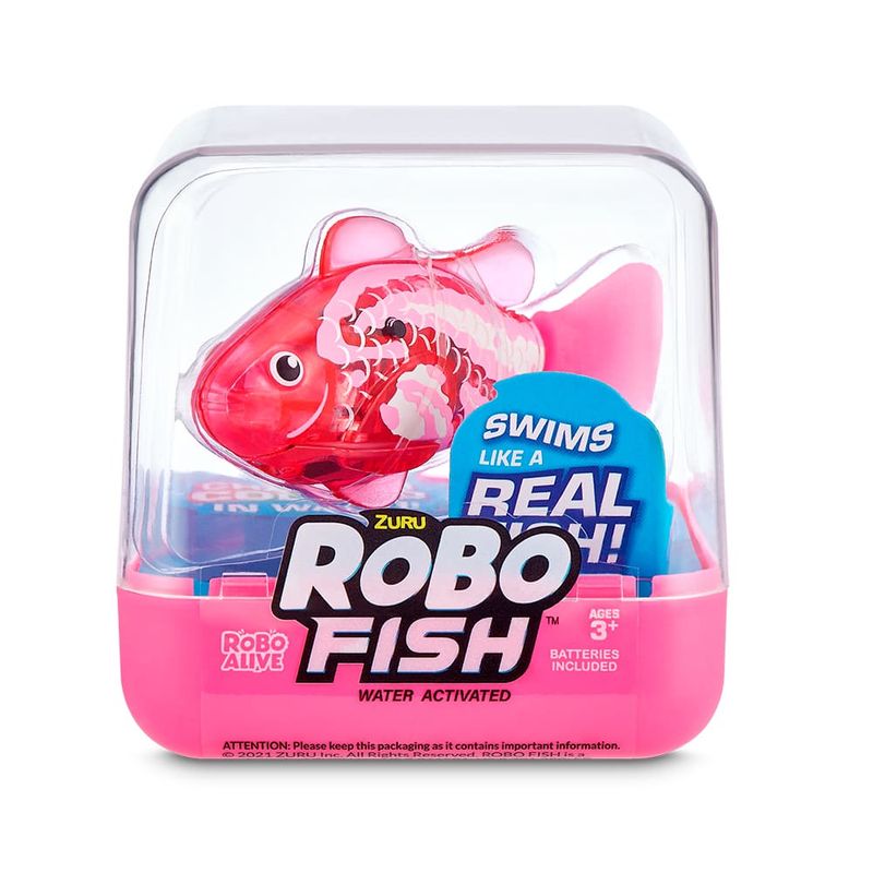 Robo-Alive-Fish-Nada-de-Verdade-Pink---Fun-Divirta-se