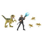 Jurassic-World-Dr.-Ian-Malcolm---Velociraptor---Mattel