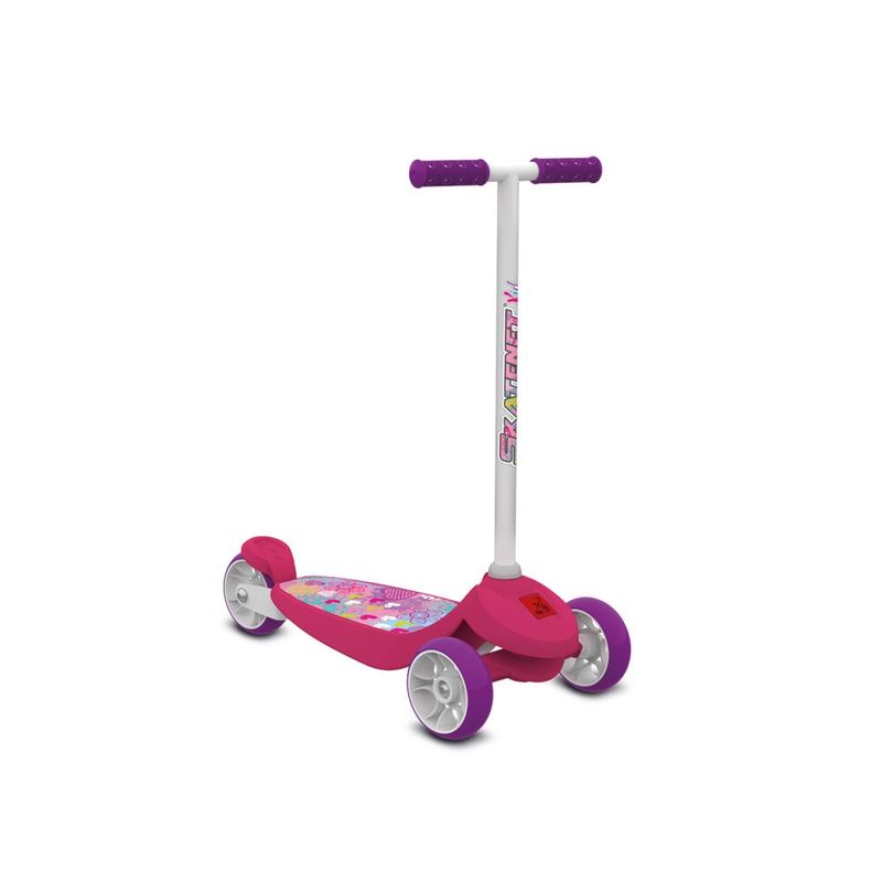 Patinete-Skatenet-Kid-Flower-Pink---Bandeirante