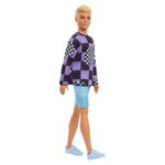 Barbie-Fashionista-Ken-Moletom-Xadrez-Roxo---Mattel