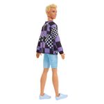 Barbie-Fashionista-Ken-Moletom-Xadrez-Roxo---Mattel