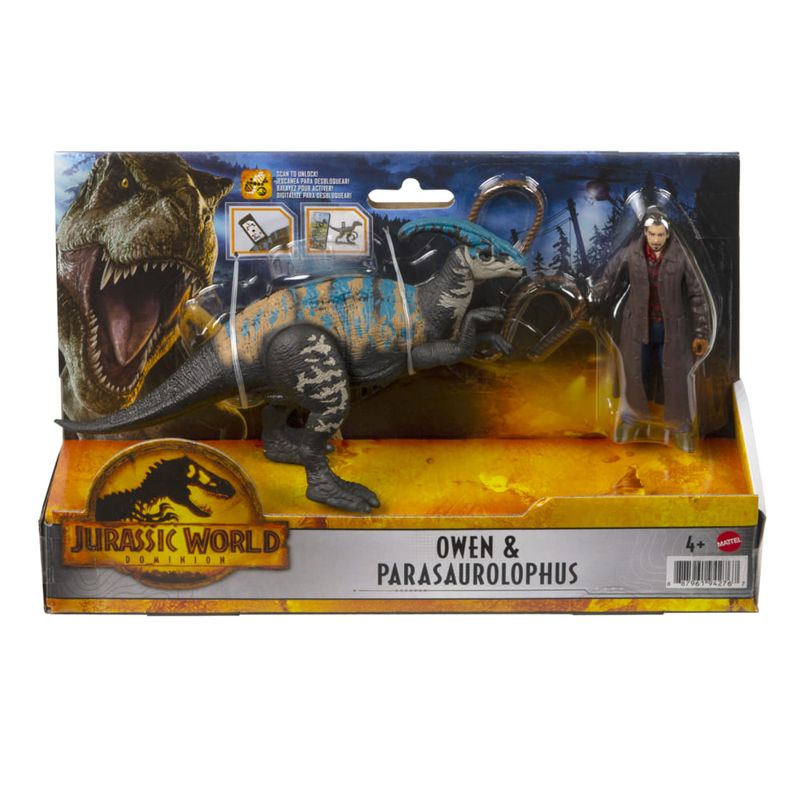 Jurassic-World-Owen---Parasaurolophus---Mattel