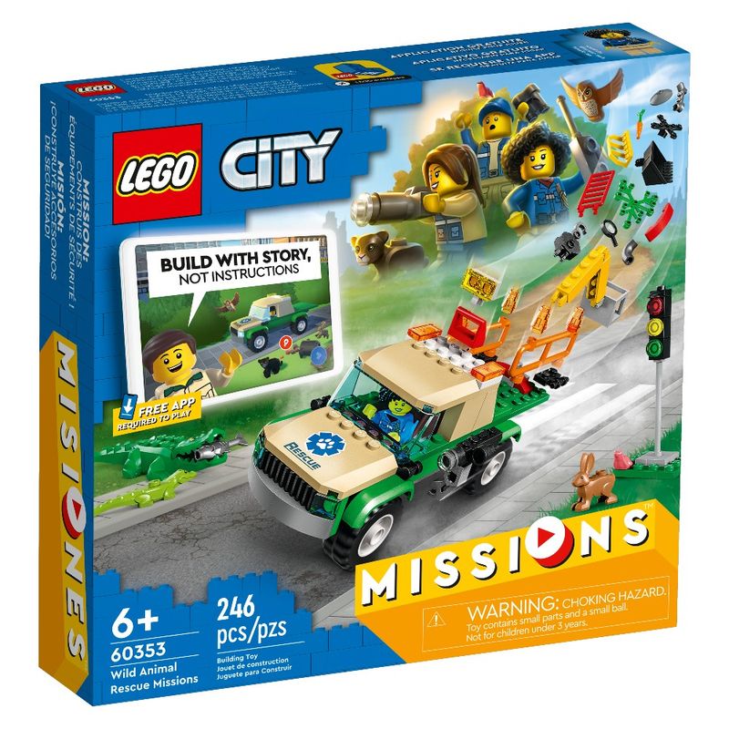 Lego-City-60353-Missoes-Resgate-de-Animais-Selvagens---Lego