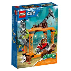 Lego City 60342 Desafio Acrobacias com Ataque Tubarão - Lego